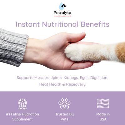 Show full view: Petralyte Unflavored Powder Electrolyte & Joint Supplement for Cats, 16 count slide 4 of 7