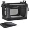 Show in main carousel: FEANDREA Collapsible Portable 24-in Soft-Sided SmallDog Crate with 4 Mesh Doors, Ink Black, Small slide 1 of 7