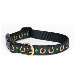 Up Country Horseshoes Dog Collar, X-Small: 6 to 12-in neck, 5/8-in wide