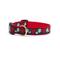 Show in main carousel: Up Country Hearts & Flowers Dog Collar, XX-Large: 21 to 27-in neck, 1-in wide slide 1 of 5