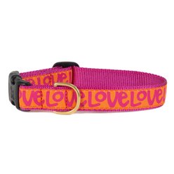 Up Country Love Dog Collar, X-Small: 6 to 12-in neck, 5/8-in wide