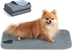 FEANDREA Reusable Washable Dog Pee Pads, Gray, 2 count, Small: 24 x 18-in slide 1 of 8