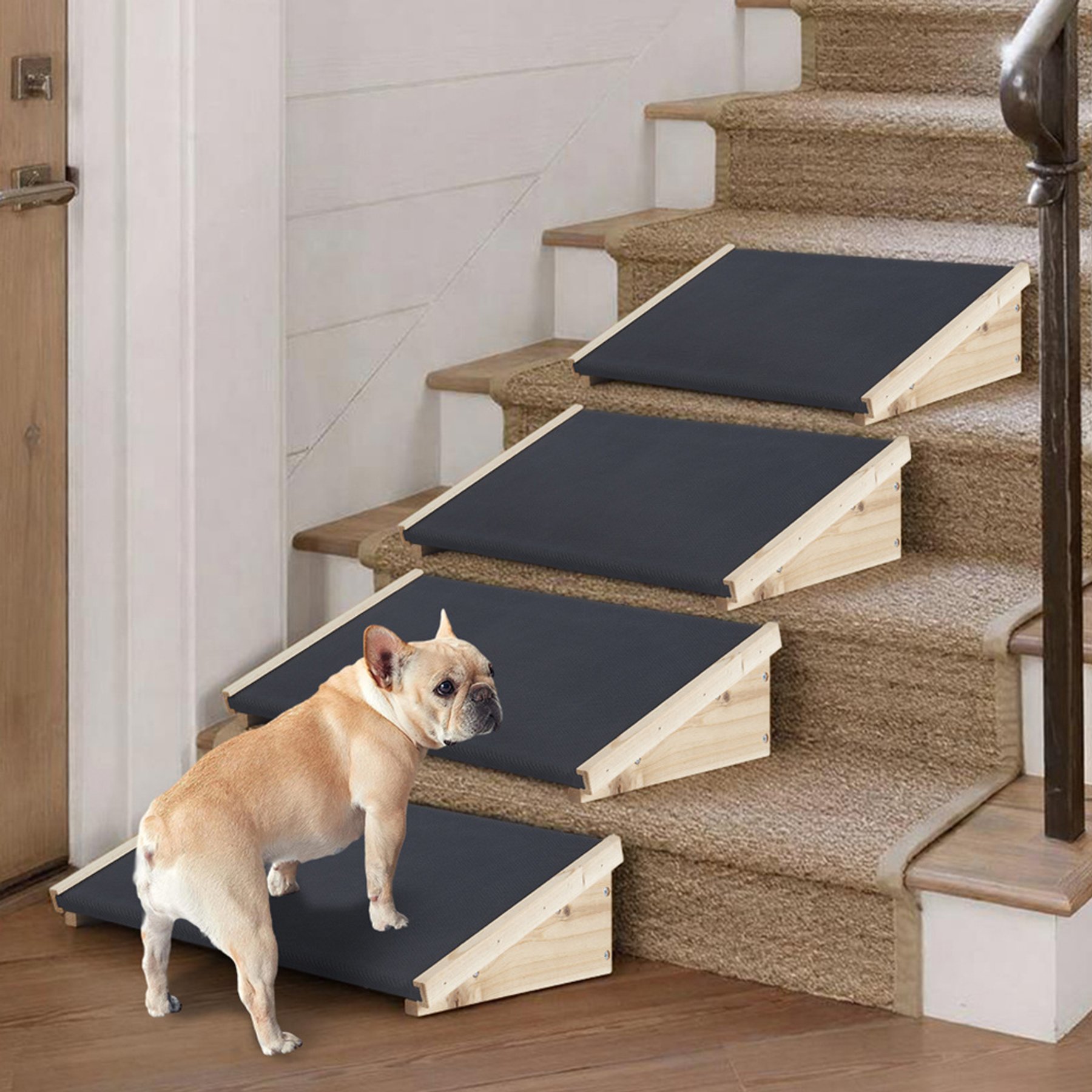 Unipaws Non-slip Dog & Cat Ramp, 16-in, 4 count