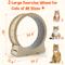 Show in main carousel: YODOLLA 46-in Indoor Cat Exercise Wheel with Detachable Carpeted Runway & Lock, X-Large, Natural slide 4 of 8