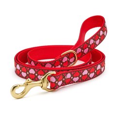 Up Country All Hearts Dog Leash, 5-ft long, 5/8-in wide slide 1 of 5