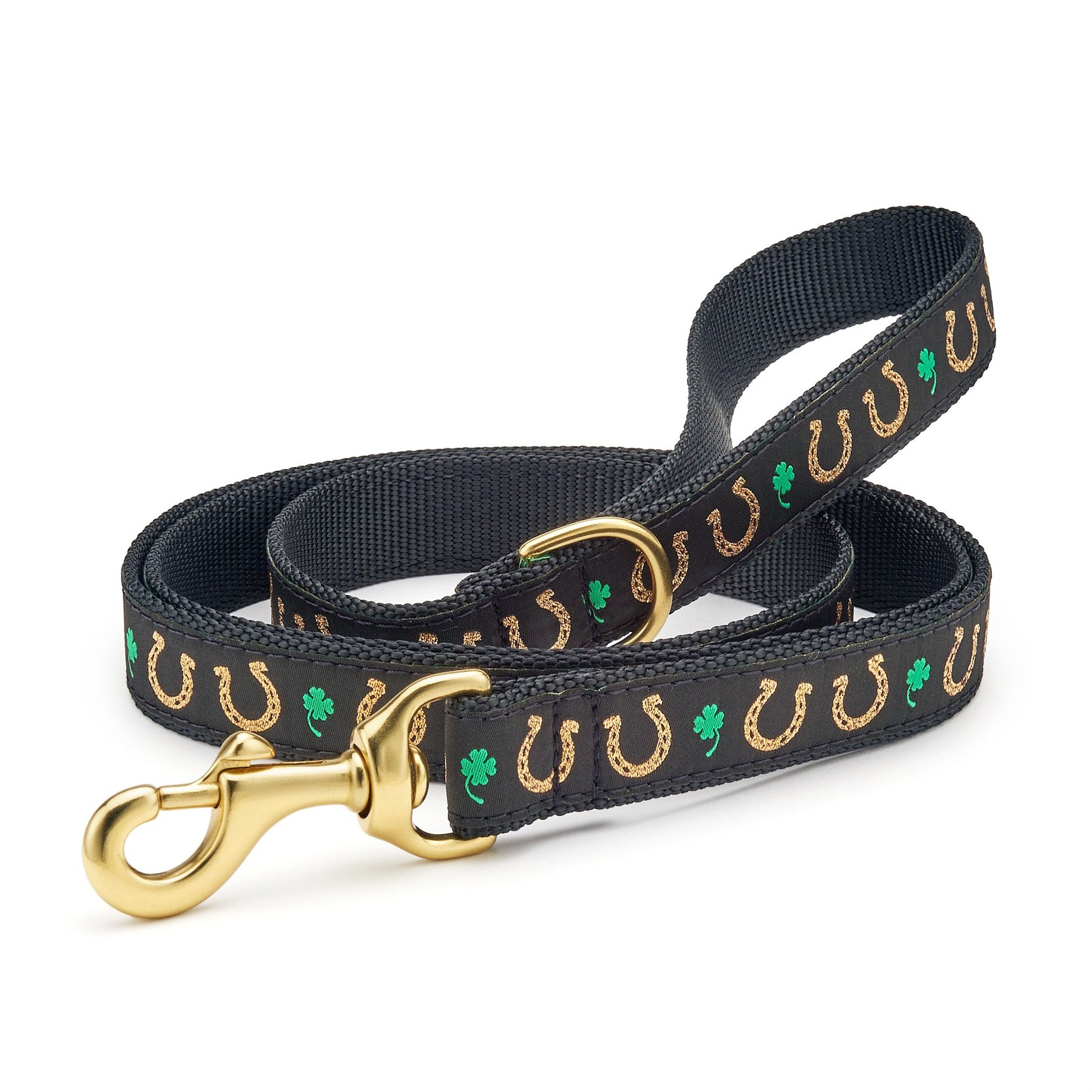 Up Country Horseshoes Dog Leash, 5-ft long, 5/8-in wide