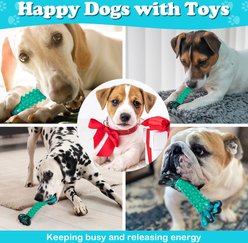 Kseroo Aggressive Chewers Bacon Flavor Nylon Tough Chew Dog Toy, Green, 1 count slide 2 of 8