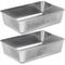 Show in main carousel: FUTAM High Sided Stainless Steel Cat Litter Box, X-Large, 2 count slide 1 of 7