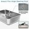 Show in main carousel: FUTAM Stainless Steel & Metal Cat Litter Box, Medium, 2 count slide 3 of 8