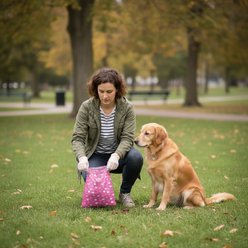 Parisian Pet Princess Hearts Waste Bags Eco-Friendly Leak-Proof Black Poop Bag for Dogs, 16 count slide 2 of 4