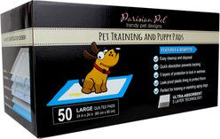 Parisian Pet Premium Training Pads Box Leak-Proof Absorbent Puppy Pads, 50 count