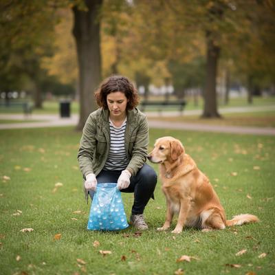 Show full view: Parisian Pet Prince Hearts Waste Bags Eco-Friendly Leak-Proof Black Poop Bag for Dogs, 16 count slide 4 of 4