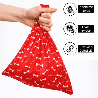 Show full view: Parisian Pet Bones Waste Bags Eco-Friendly Leak-Proof Black Poop Bag for Dogs, 16 count slide 4 of 5