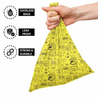 Show full view: Parisian Pet Shoutout Waste Bags Eco-Friendly Leak-Proof Black Poop Bag for Dogs, 16 count slide 3 of 4