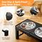 Show in main carousel: Mutrelenx Stainless Steel Elevated Dog Bowls & Stand, Large: 50-oz, Black slide 3 of 8