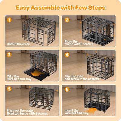 Show full view: Xbrigh Heavy Duty Indestructible Escape Proof Steel Dog Crate, Large: 48-in, Green slide 7 of 7