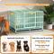 Show in main carousel: Xbrigh Heavy Duty Indestructible Escape Proof Steel Dog Crate, Large: 48-in, Green slide 2 of 7