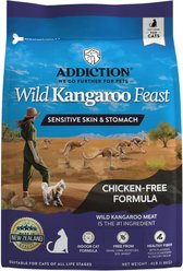 Addiction Wild Kangaroo Feast Grain-Free Dry Cat Food, 4-lb bag