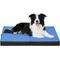 Show in main carousel: LFC PETS Outdoor Waterproof Orthopedic Dog & Cat Bed with Removable Cover, Navy Blue, Large slide 1 of 6