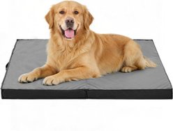 LFC PETS Outdoor Waterproof Orthopedic Dog & Cat Bed with Removable Cover, Grey, X-Large slide 1 of 5