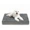 Show in main carousel: LFC PETS Orthopedic Memory Foam Dog & Cat Bed with Removable Cover, Grey, Medium slide 1 of 10