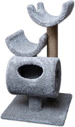 Royal Cat Boutique 40-in Cat Perch & Play Tunnel, Neutral