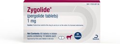 Zygolide (Pergolide) Tablets for Horses, 1 mg, 10 Tablets slide 1 of 7