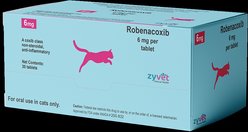 Robenacoxib (Generic) Tablets for Cats, 6 mg, 3 tablets slide 2 of 3
