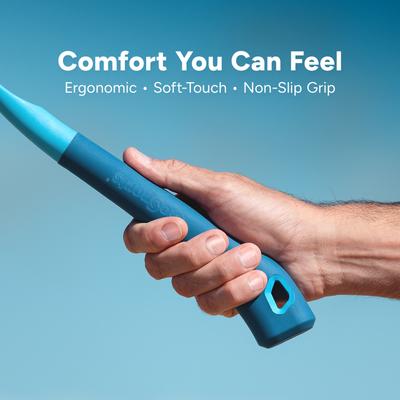 Show full view: GoSports Pets Ball Thrower Squeaky Dog Launcher Toy, Blue, 24-in slide 3 of 9