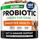 StrellaLab Probiotics & Digestive Enzymes Fiber & Digestion & Gut Health Chew Supplement for Dogs, 180 count