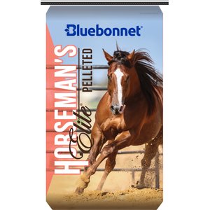 Bluebonnet Feeds Horsemans Elite Pelleted Horse Feed, 50-lb bag