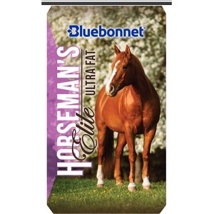 Bluebonnet Feeds Horsemans Elite Ultra Fat High Fat Horse Feed, 50-lb bag