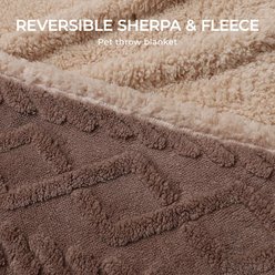 Luciphia Waterproof Soft Bed Couch Dog Blanket, Khaki, Small slide 2 of 7