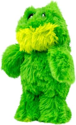 Show full view: KONG Plush Frog Dog Toy, X-Small slide 7 of 11