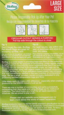 Show full view: BioBag Large Pet Waste Bags, 35 count slide 3 of 8