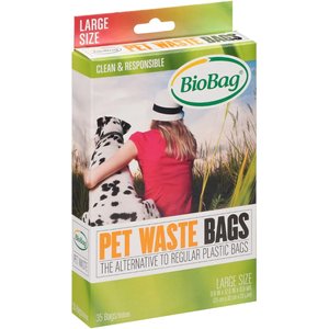 BioBag Large Pet Waste Bags, 35 count