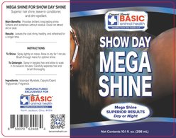 Basic Animal Health Mega Shine Detangling Horse Polish, 10.69-fl oz bottle slide 2 of 3