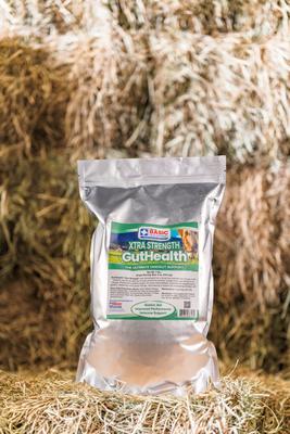 Show full view: Basic Animal Health GutHealth Xtra Strength Liquid Horse Supplement, 7-lb bag slide 2 of 4