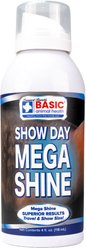 Basic Animal Health Mega Shine Detangling Horse Polish, 4-fl oz bottle