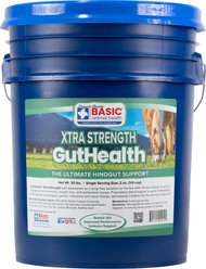 Basic Animal Health GutHealth Xtra Strength Pellet Horse Supplement, 30-lb bucket