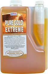 Basic Animal Health Pure Gold Extreme Liquid Horse Supplement, 64-fl oz