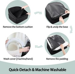 Decflow Waterproof Fleece Fully Removable & Easy to Clean Car Seat Cover for Dogs slide 2 of 7