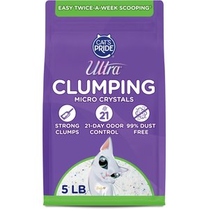 Ultra Clumping Micro Crystals Premium Unscented Cat Litter, 5-lb Bag