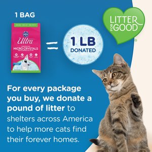 Ultra Micro Crystals Unscented Premium Non-Clumping Cat Litter, 5-lb Bag