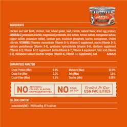 Merrick Purrfect Bistro Stewed Chicken, Beef & Carrot Recipe in Rich Gravy Wet Cat Food, 3-oz can, case of 24 slide 2 of 8