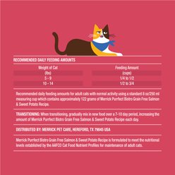 Merrick Purrfect Bistro Grain-Free Salmon & Sweet Potato Recipe Dry Cat Food, 12-lb bag slide 2 of 8
