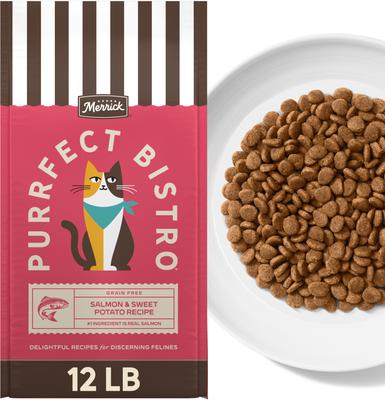 Merrick Purrfect Bistro Grain-Free Salmon & Sweet Potato Recipe Dry Cat Food