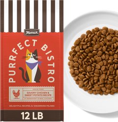Merrick Purrfect Bistro Grain-Free Chicken & Sweet Potato Recipe Dry Cat Food, 12-lb bag