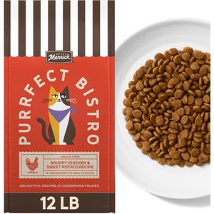Merrick Purrfect Bistro Grain-Free Chicken & Sweet Potato Recipe Dry Cat Food, 12-lb bag