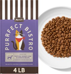 Merrick Purrfect Bistro Grain-Free Lamb & Carrots Recipe Dry Cat Food, 4-lb bag